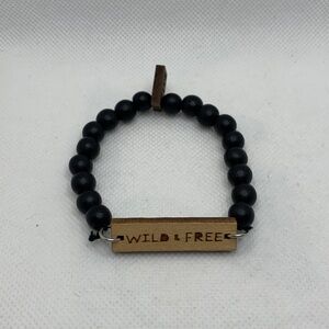Glamour Kills wooden Wild & Free bracelet